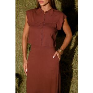 CONJUNTO CROPPED / SAIA LONGA VISCOLINHO