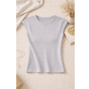 BLUSA CANELADA MANGA JAPONESA